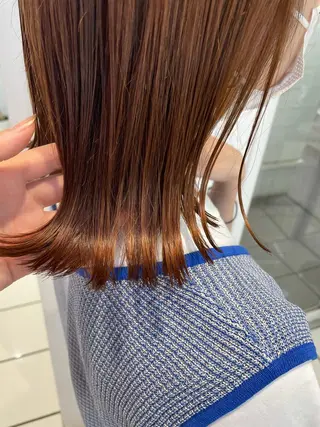 ミディアム カラー 韓国×網紅ヘア 🤍りん🤍のヘアスタイル