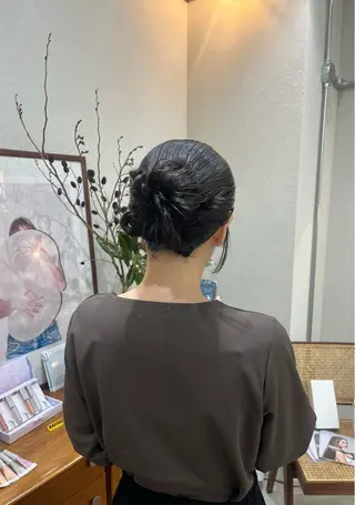 ヘアアレンジ 似合わせ艶感カラー/ オリーブ/チカ🎀のヘアスタイル