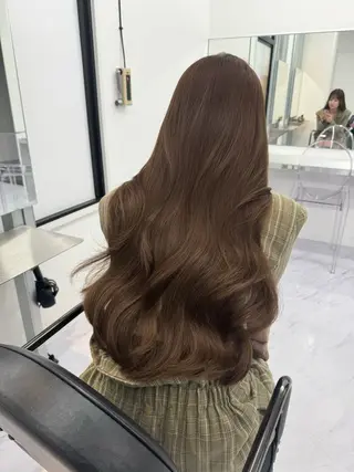 ロング Rita/髪質改善/ ブリーチなしWカラーのヘアスタイル