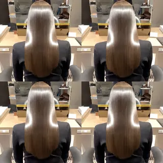セミロング 【溝の口の艶髪の神様 】EARTHのヘアスタイル