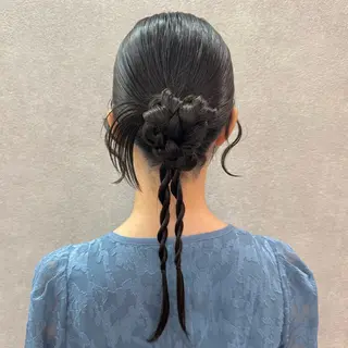 ロング ヘアアレンジ 佐藤 真衣のヘアスタイル