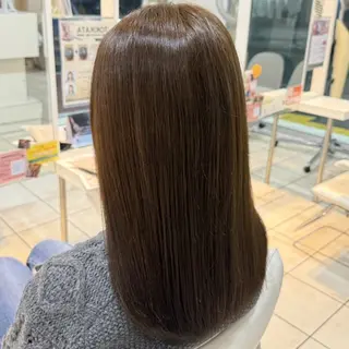 セミロング カラー 透明感カラー×美眉 🎀大西みゆう🎀のヘアスタイル