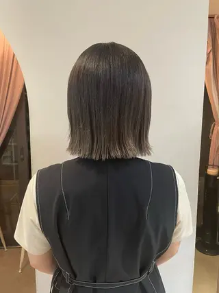ミディアム 岩下昂世/ ハイトーン/デザインのヘアスタイル