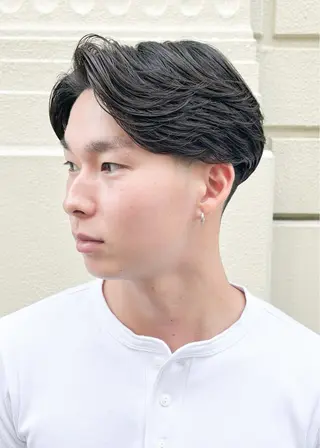 ショート パーマ メンズ 三宮メンズカット ヨシイッキのヘアスタイル