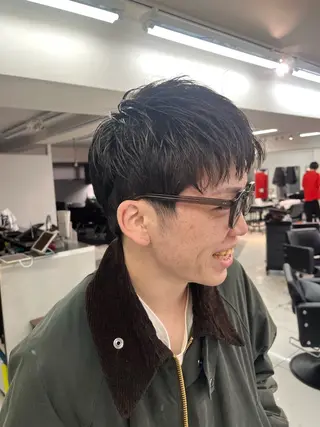 メンズ 渋谷ショート、パーマ 美容師vain はるのヘアスタイル