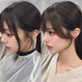 ロング カラー 新宿/顔周りカット/ レイヤー/がっきーのヘアスタイル