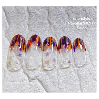 ミディアム ネイル 🐾enen style 🐾のネイルデザイン