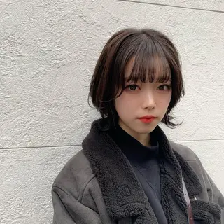 ショート カラー 【韓国風くびれヘア】 joule小木曽輝のヘアスタイル