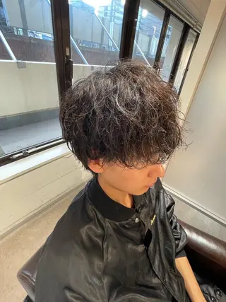 ショート パーマ メンズ 川崎メンズパーマ特化 根本涼太のヘアスタイル