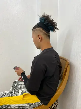 ミディアム メンズ特化サロン ウエダ ヒロキのヘアスタイル