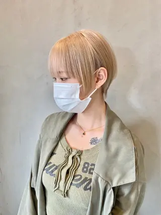 カラー ダブルカラーベージュ 新潟/万代/髙橋魁真のヘアスタイル