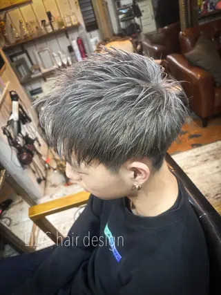 ショート カラー メンズ LILIS hair designのヘアスタイル