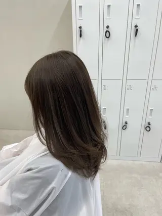 セミロング 透明感カラー⭐️ Takumaのヘアスタイル