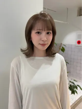 カラー RISAKO レイヤーカット🎀のヘアスタイル