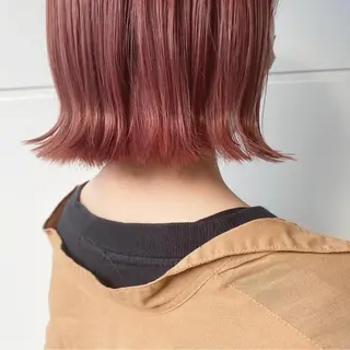 ショート カラー ヘアアレンジ ◎モチマル チアキ◎のヘアスタイル