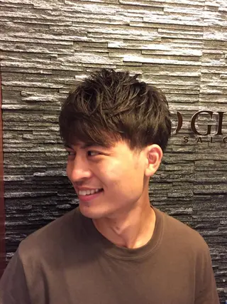ショート メンズ 池田 有輝士のヘアスタイル