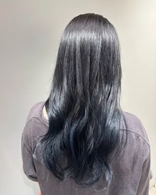 ロング カラー 加藤 歩未のヘアスタイル