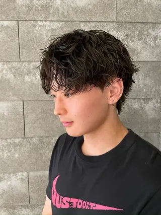 メンズ 三田 真穂のヘアスタイル