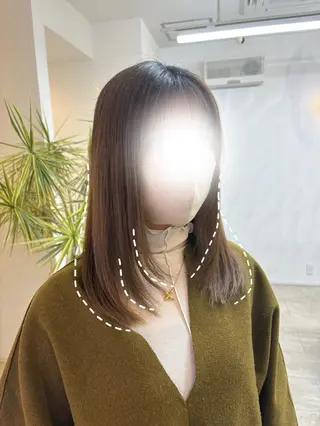ミディアム HASHI AYAKAのヘアスタイル