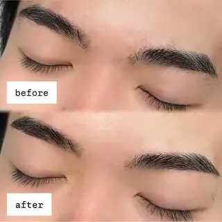 メンズ アイブロウ BEAUTYGENE 🪽rinkaのマツエク・マツパデザイン