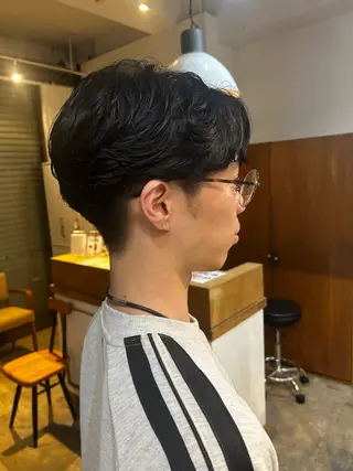 パーマ メンズ 田口 未侑のヘアスタイル