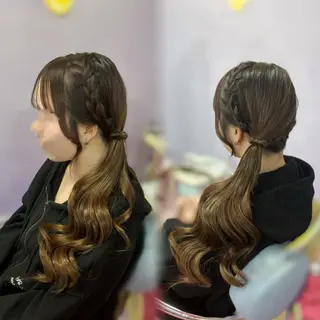 ロング さくら 🌸エクステのヘアスタイル
