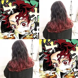 ロング カラー ヘアアレンジ BAROQUE バロック立川のヘアスタイル