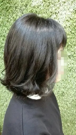 ミディアム カラー パーマ ヘアアレンジ メンズ キッズ ネイル マツエク・マツパ MEGUMI megumiのヘアスタイル