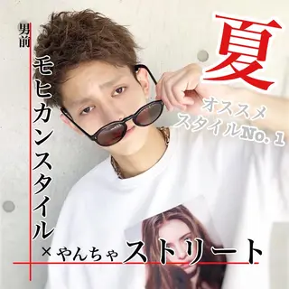 ショート カラー パーマ ヘアアレンジ メンズ キッズ メンズ特化美容師 aiの眉毛・アイブロウイメージ