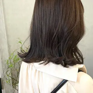 ミディアム カラー はるか 💐 お悩み改善美容師のヘアスタイル