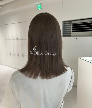 ミディアム 透明感color ˚✧₊amuのヘアスタイル