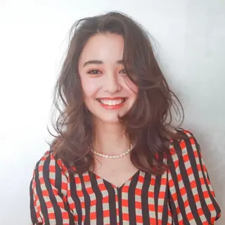 ロング 優子/ 似合わせカットカラーのヘアスタイル