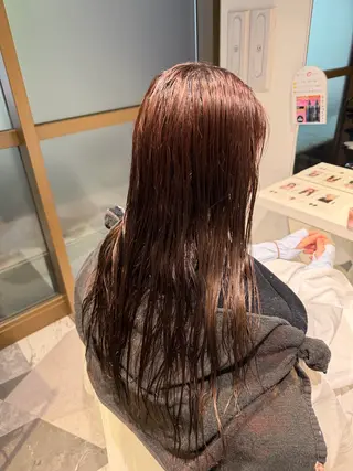 セミロング 福山艶髪|髪質改善| 三宅星哉のヘアスタイル