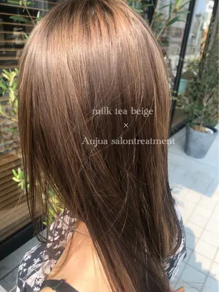 セミロング うる艶レイヤーカット hinakoのヘアスタイル