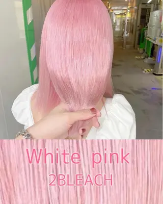 セミロング カラー 町田ブリーチ特化 MANATOのヘアスタイル