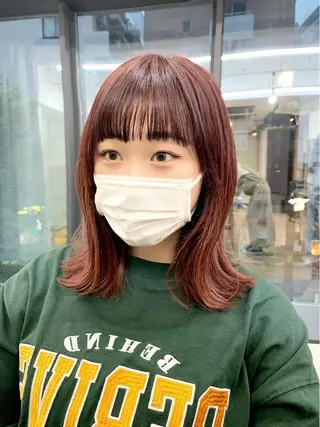 ロング カラー パーマ ヘアアレンジ メンズ キッズ ネイル マツエク・マツパ アイブロウ 似合せレイヤー/ 柔らか透明感カラーのヘアスタイル