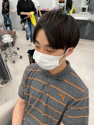 メンズ 京都河原町 メンズパーマ助川龍哉のヘアスタイル