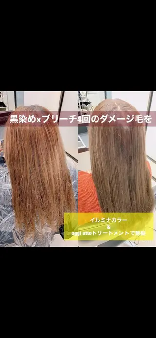 ロング カラー 前髪顔周りカット 沼田 拓斗のヘアスタイル