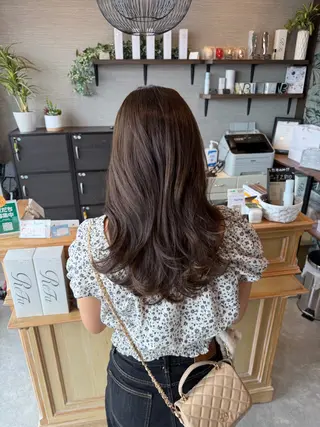 ロング カラー 吉田 剛のヘアスタイル