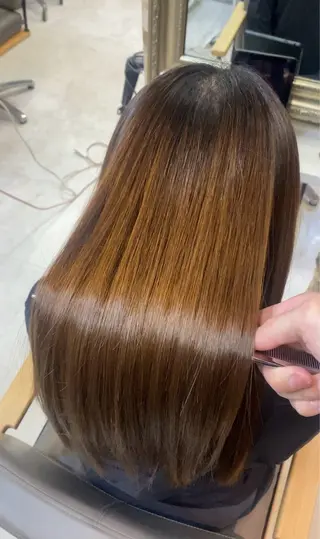 ロング パーマ 髪質改善特化美容師 酸性ストレート近藤俊のヘアスタイル