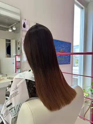 ロング 立福 杏夏のヘアスタイル