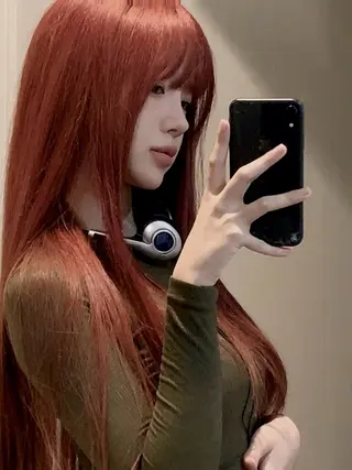 ロング カラー トレンド🇰🇷韓国 スタイル🤍りんのヘアスタイル