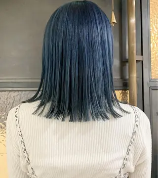 ミディアム カラー 本間 結衣のヘアスタイル