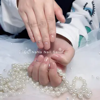 ネイル CC NaNa ワンホンネイル🌙Nのネイルデザイン
