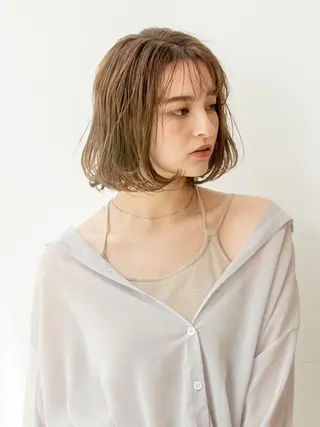 ショート 豊中駅3分eha レッスンモデルのヘアスタイル