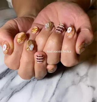 ネイル ネイルルームリッカ 𝐦𝐚𝐲𝐮のネイルデザイン