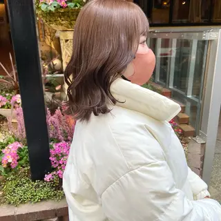 ミディアム カラー mai 🎀 /  暖色カラー♡のヘアスタイル