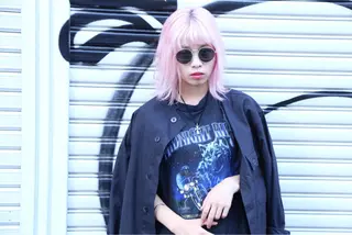 ミディアム カラー ヨシダ トオルのヘアスタイル