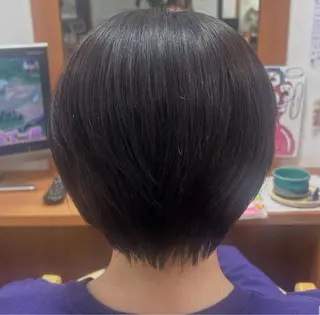 ショート カラー 田中 来実のヘアスタイル
