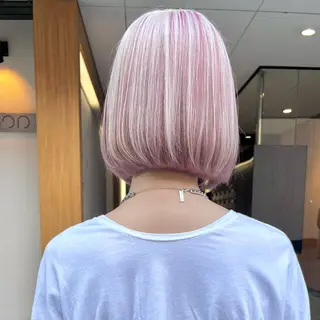ミディアム カラー 堺 鳳 ママ美容師 yukariのヘアスタイル
